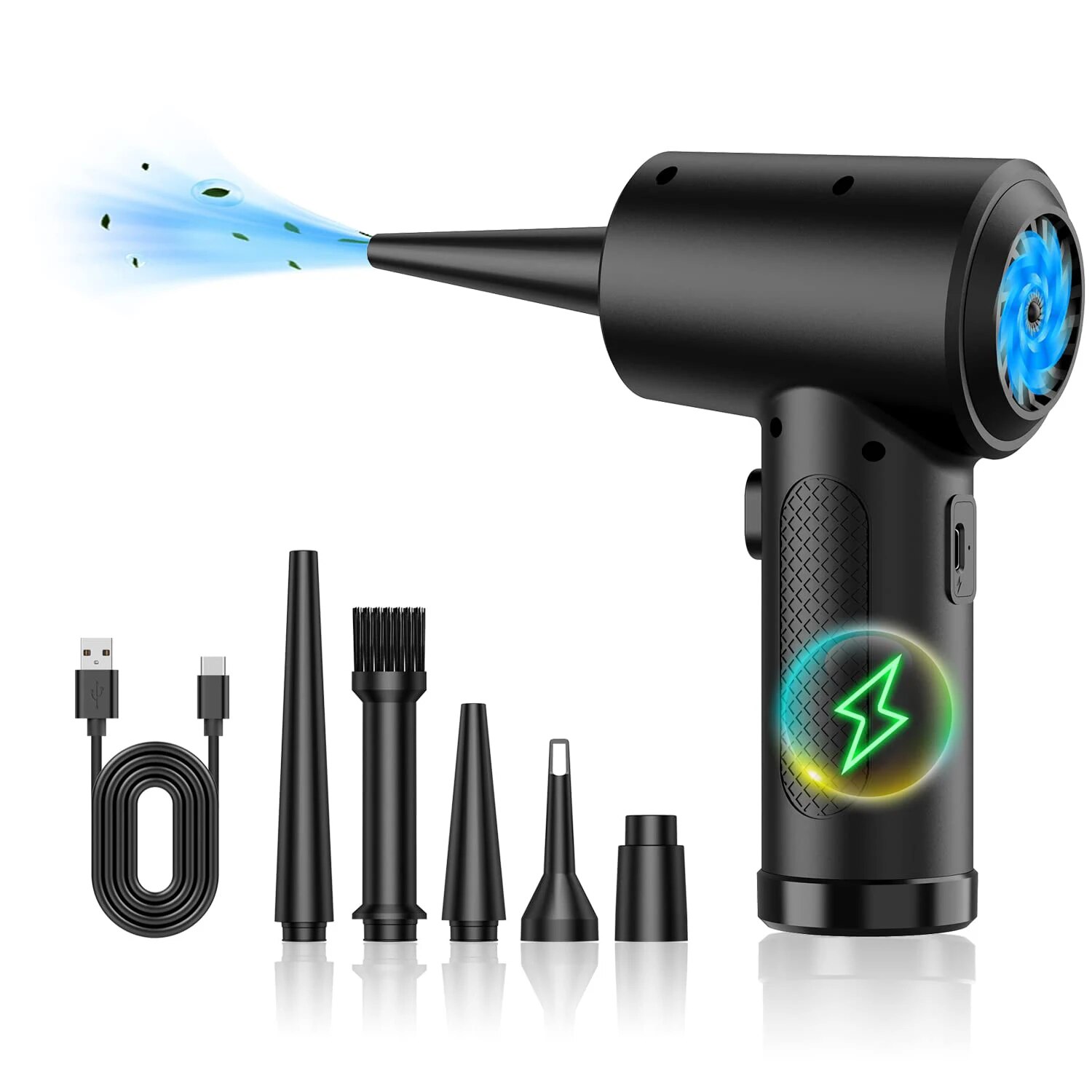 Dryer Car Blower - Compressed Air Duster Electric Rechargeable Cordless