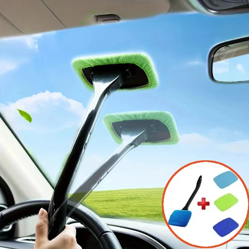 Car Cleaning Brush - Car Window Cleaner Brush Kit Windshield