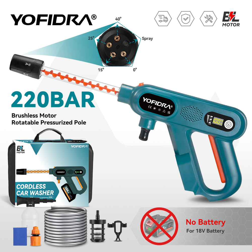 YOFIDRA 3500W Brushless High P - đánh giá và giá Car Shampoo Ph