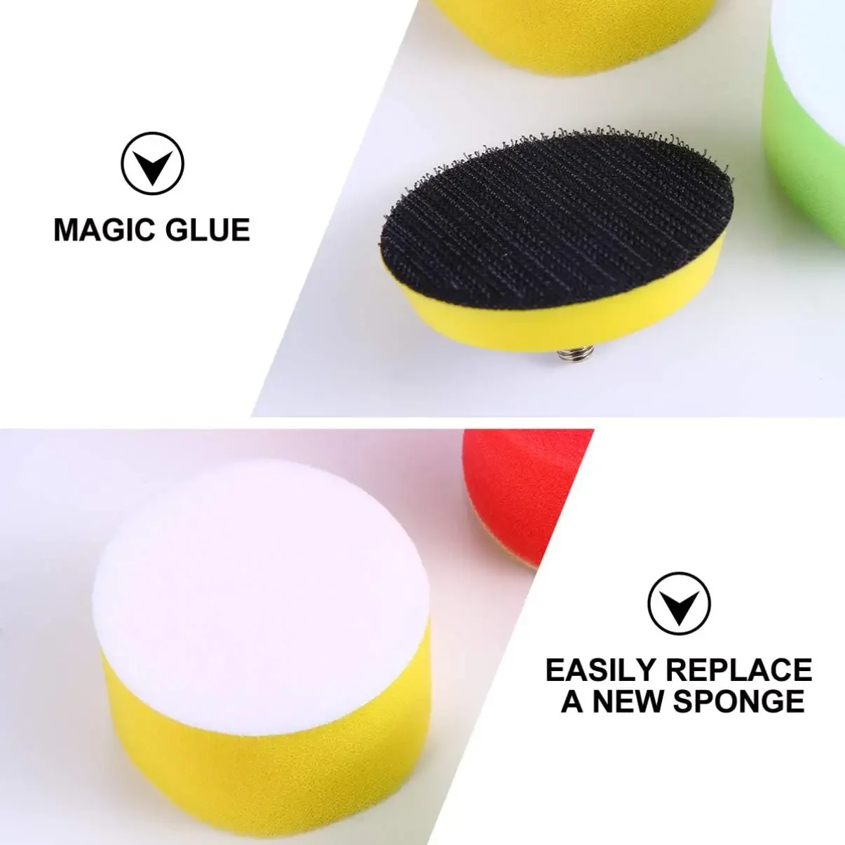 5/16 Pcs 2 Inch Polishing Spon - đánh giá và giá Polish Pad Set Buffer