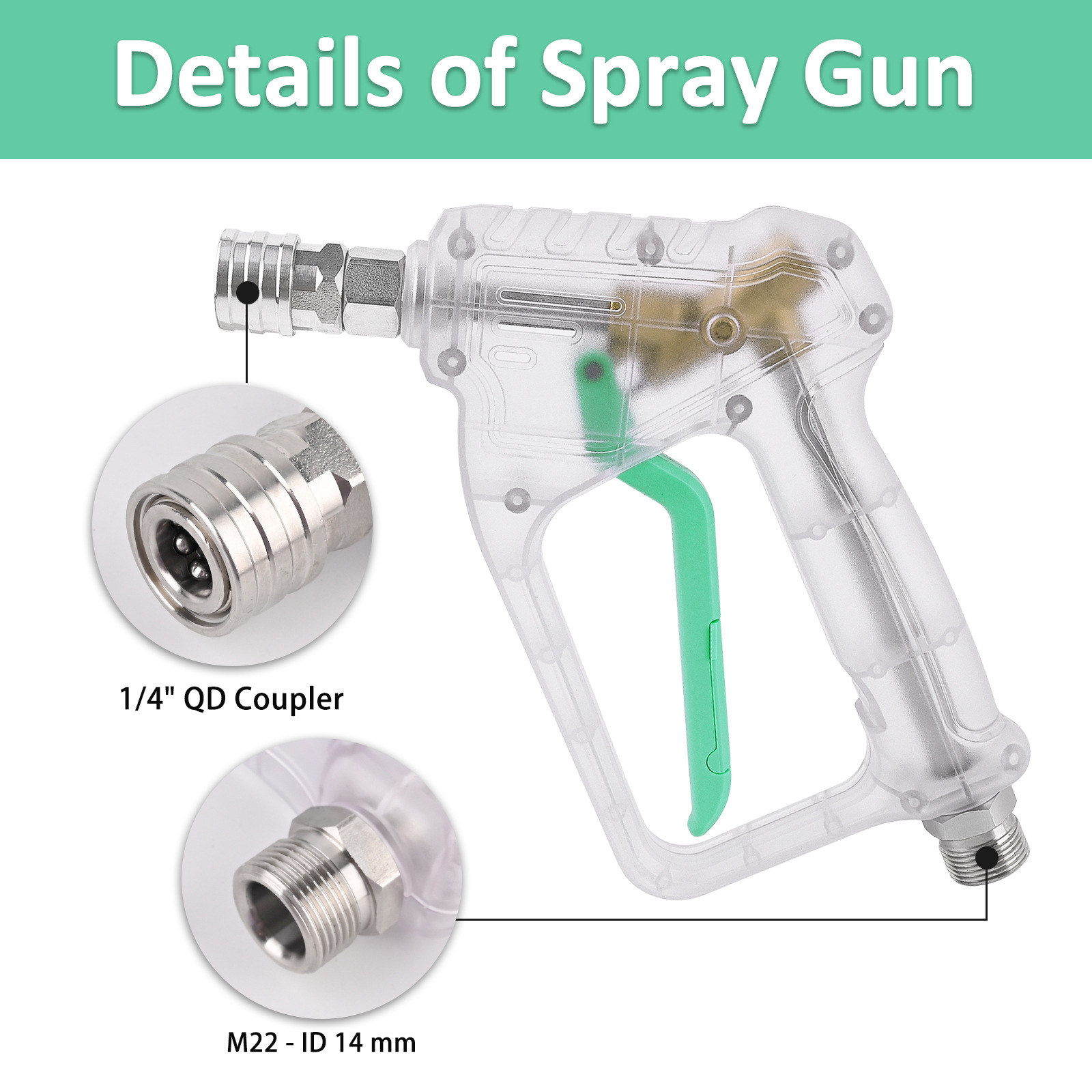 High Pressure Washer Gun with  - đánh giá và giá Pressure Washer Foam Gun