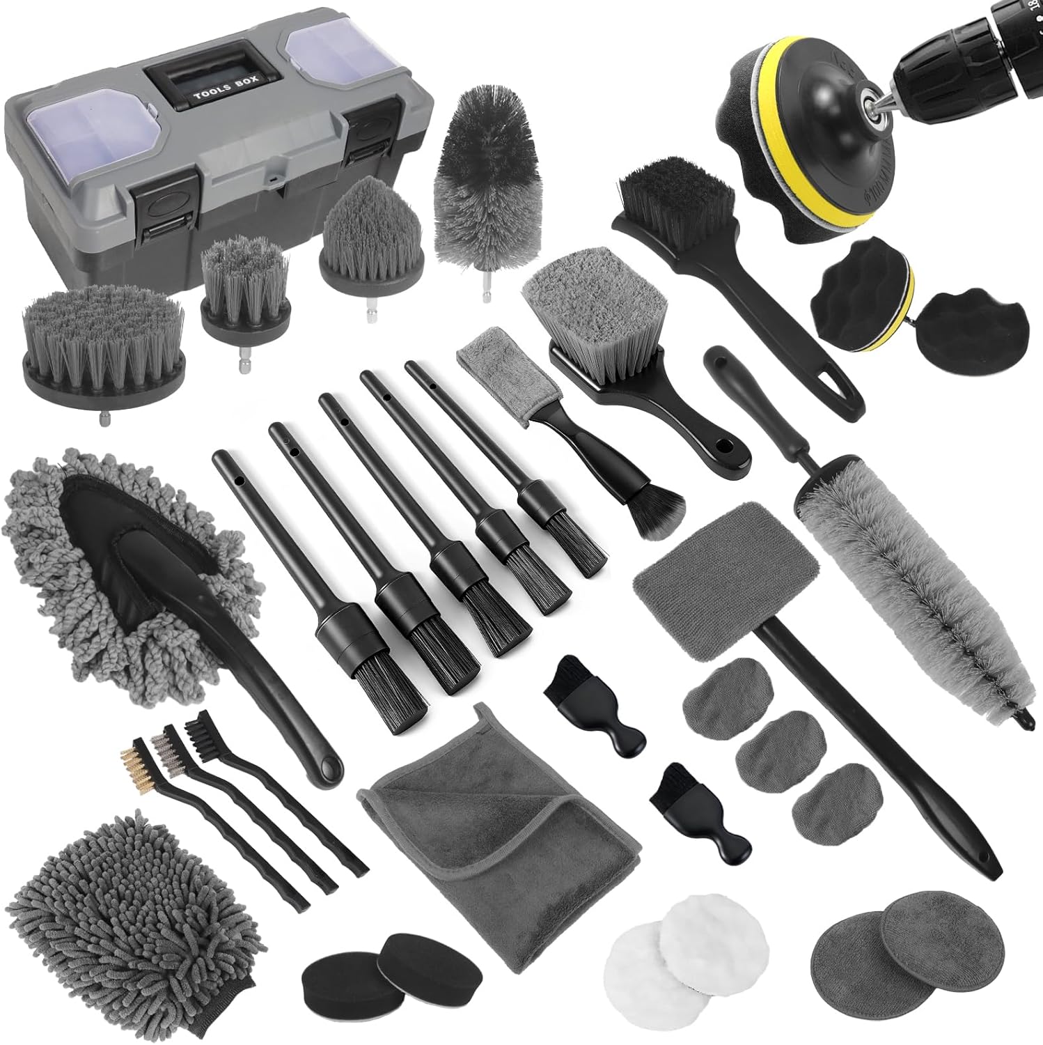 Car Detailing Kit, 36Pcs Profe - đánh giá và giá Interior Detailing Kit