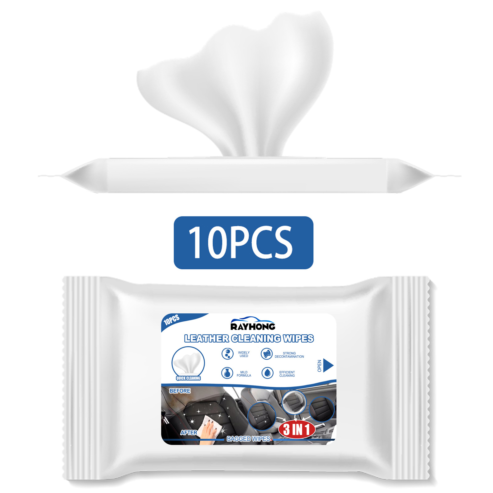 Car Leather Cleaning Wipes, Se - đánh giá và giá Dirt Brush Interior