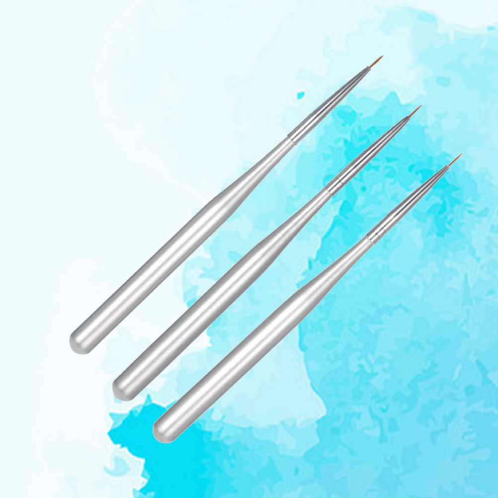 3Pcs Nail Art Liner Pen Set Di - đánh giá và giá Detailing Brush Set