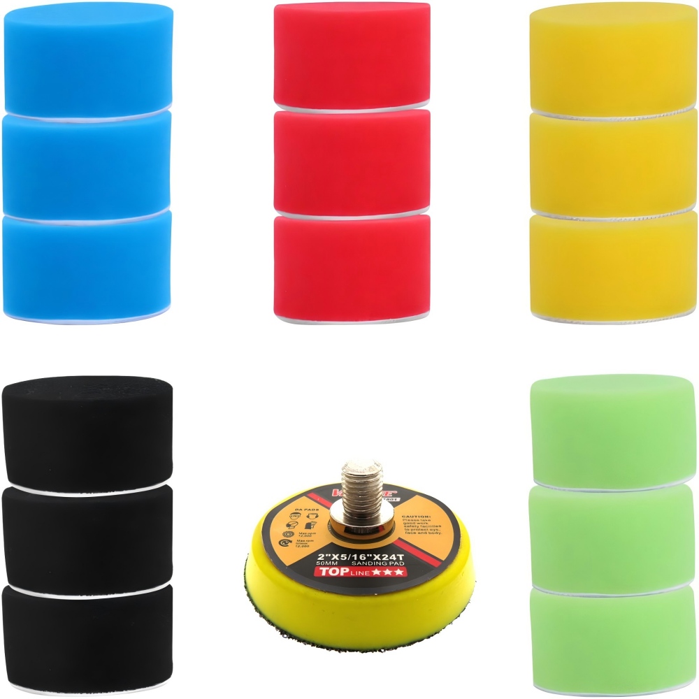2Inch 50MM Car Doam Polishing  - đánh giá và giá Polish Pad Set Buffer