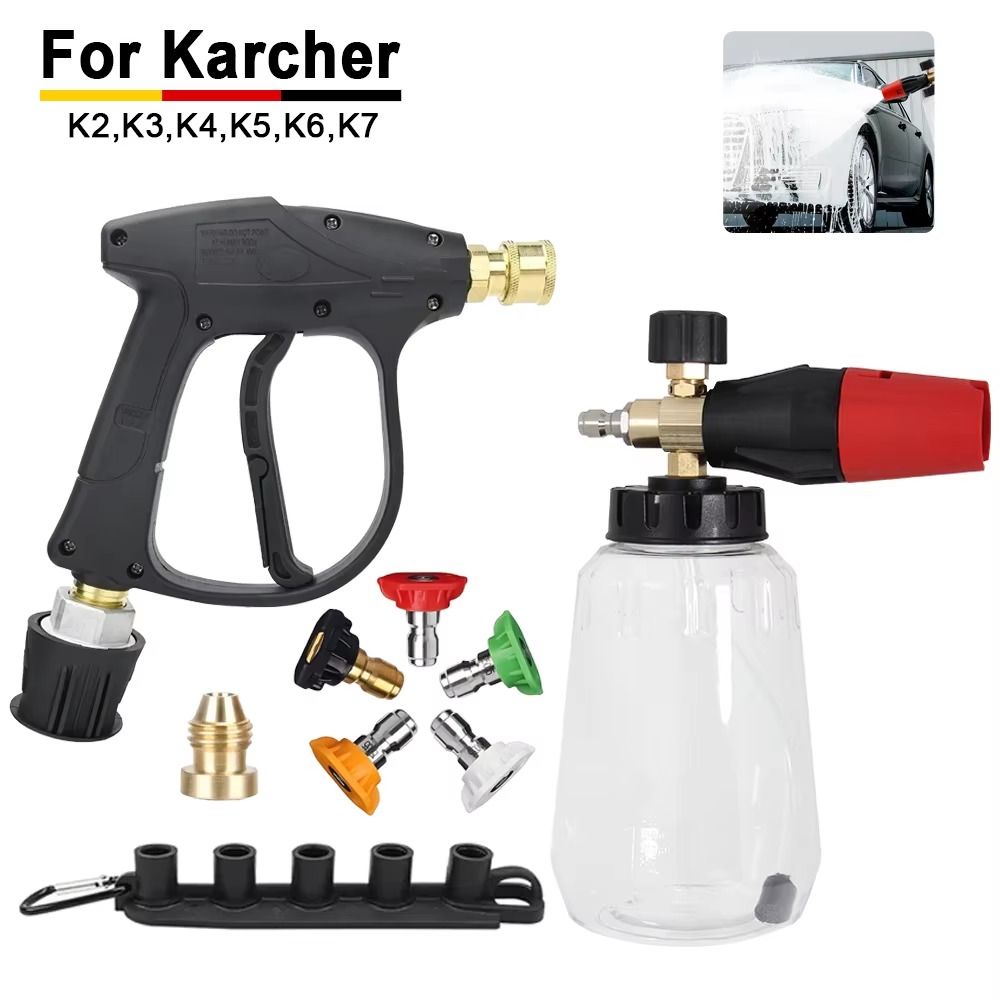 Snow Foam Cannon Lance Kit Com - đánh giá và giá Pressure Washer Foam Gun