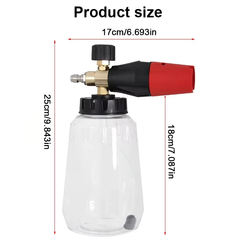 High Pressure PA Foam Cannon   - đánh giá và giá Pressure Washer Foam Gun