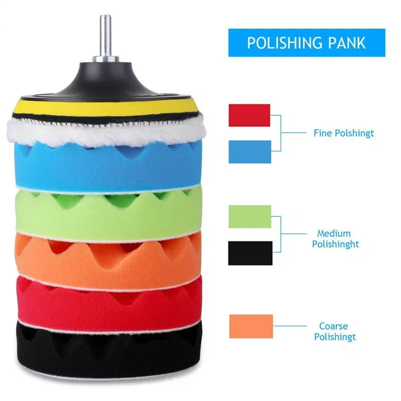 8Pcs Car Polishing Pads Kit 3/ - đánh giá và giá Polish Pad Set Buffer