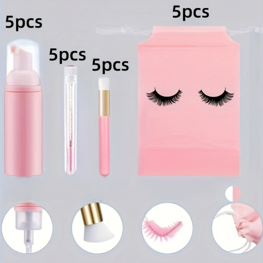20Pcs Lash Care Kit - 5 Foam P - đánh giá và giá Detailing Brush Set