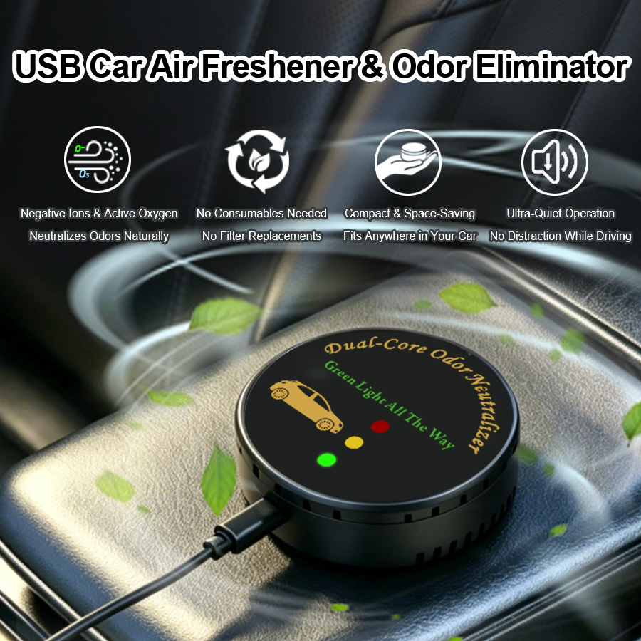 Car Air Purifier, Filter-Free  - đánh giá và giá Odor Eliminator Car