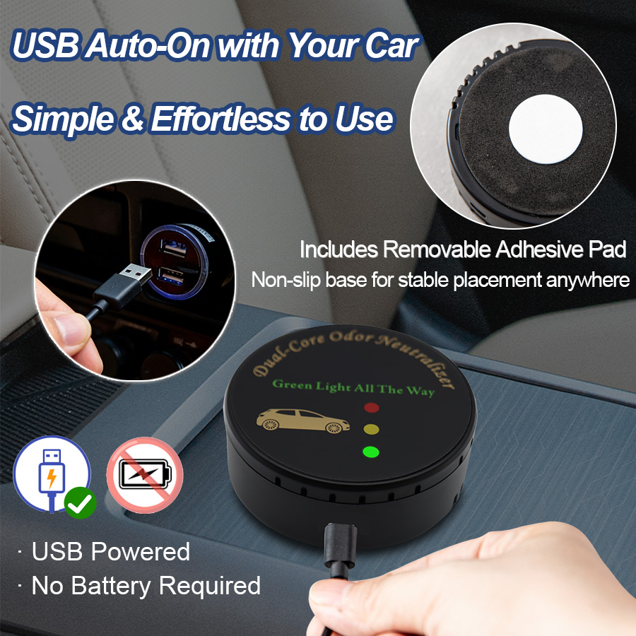 Car Air Purifier, Filter-Free  - đánh giá và giá Odor Eliminator Car