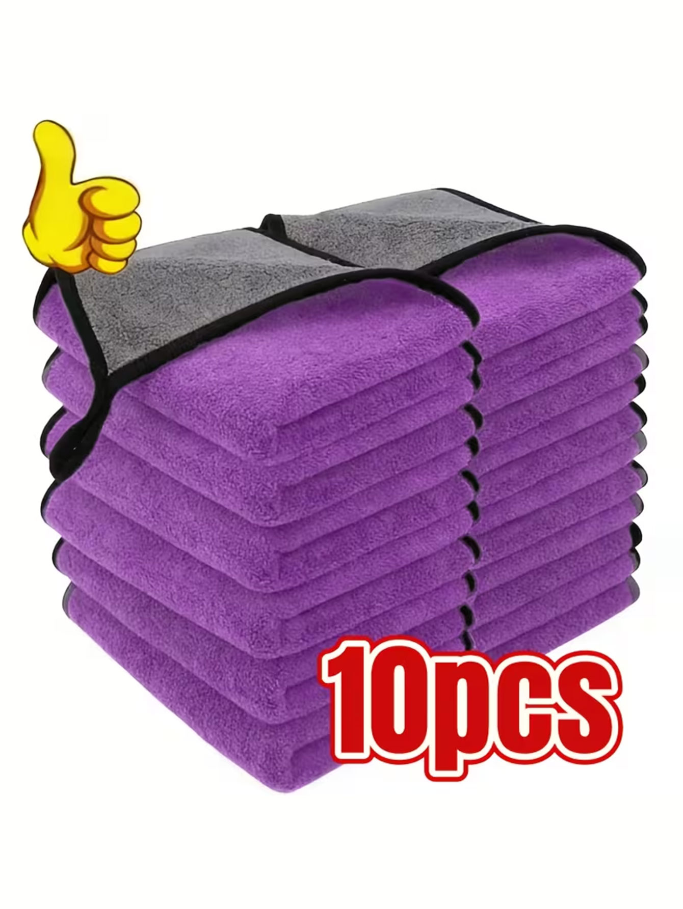 10-Pack Double-Sided Coral Vel - đánh giá và giá Microfiber Towel Detailing