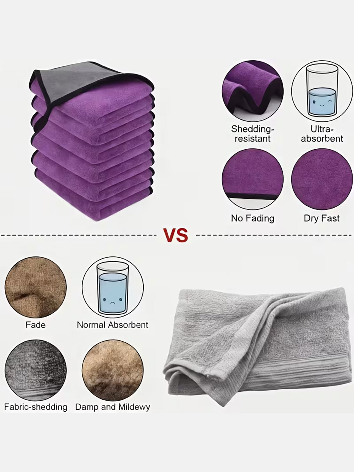 10-Pack Double-Sided Coral Vel - đánh giá và giá Microfiber Towel Detailing