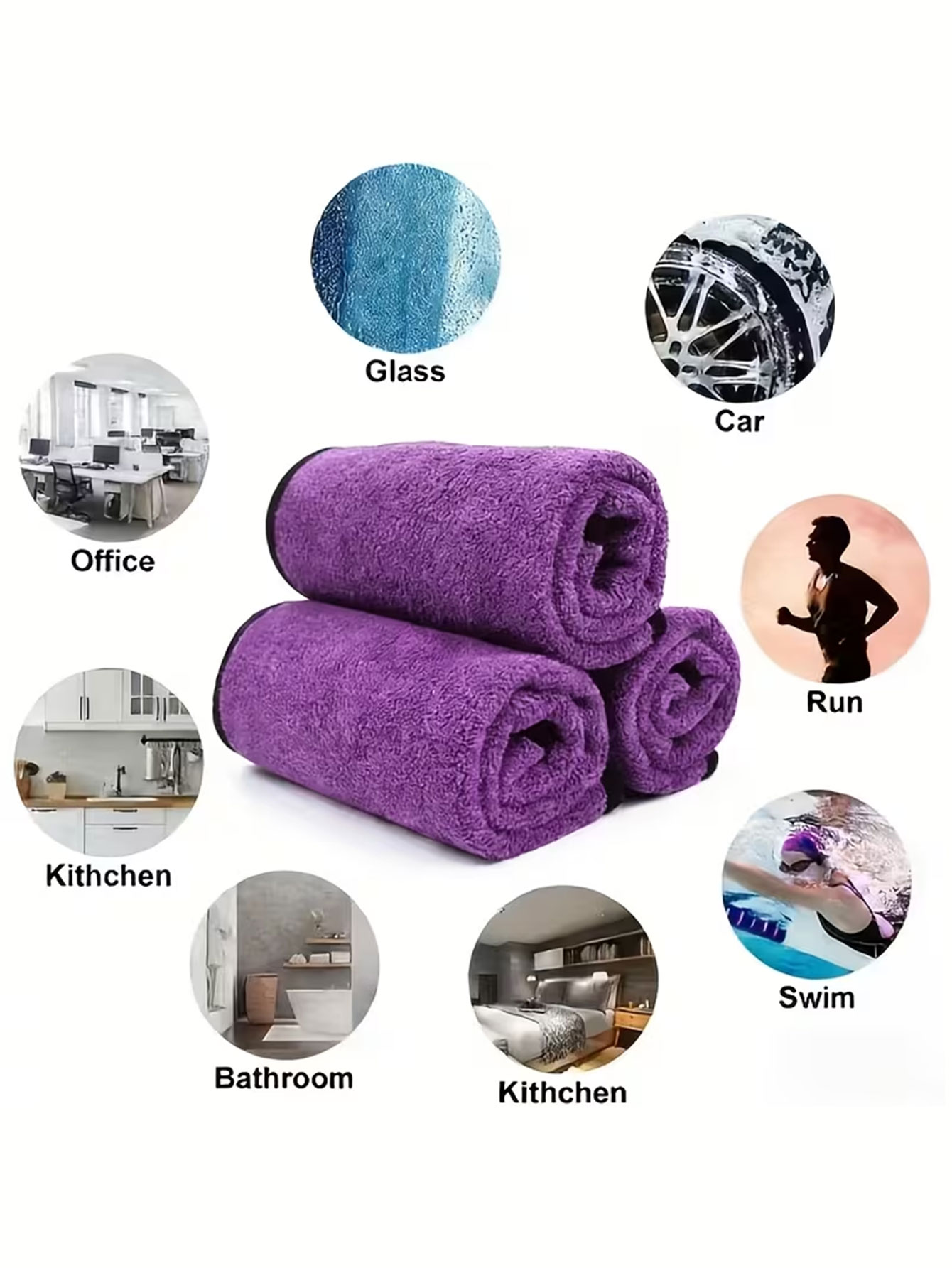 10-Pack Double-Sided Coral Vel - đánh giá và giá Microfiber Towel Detailing