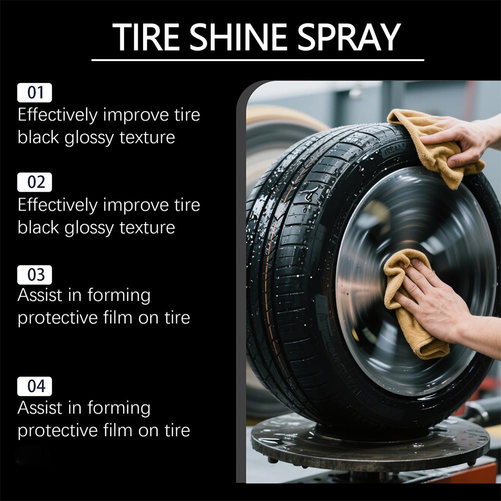 Tyre Gloss Tire Coating Spray  - đánh giá và giá Tire Shine Spray Sealant