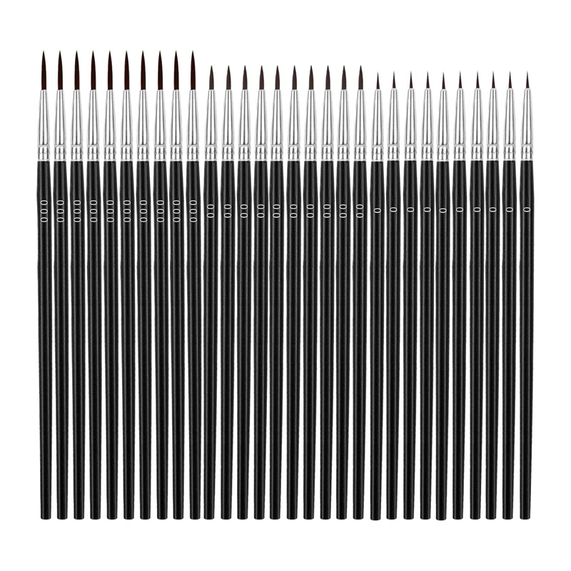 30Pcs Tiny Detail Paint Brushe - đánh giá và giá Detailing Brush Set