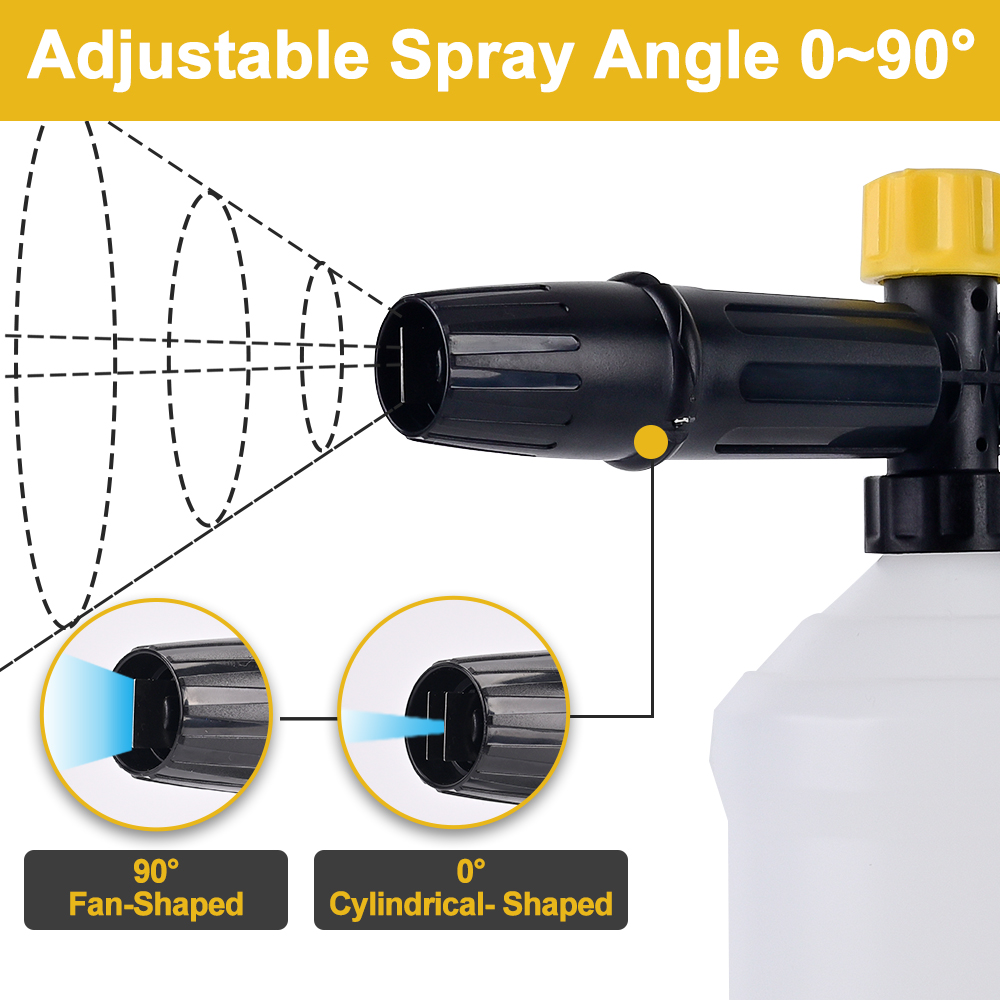 Áp Lực Bọt Tuyết Lance Cho Hut - đánh giá và giá Pressure Washer Foam Gun