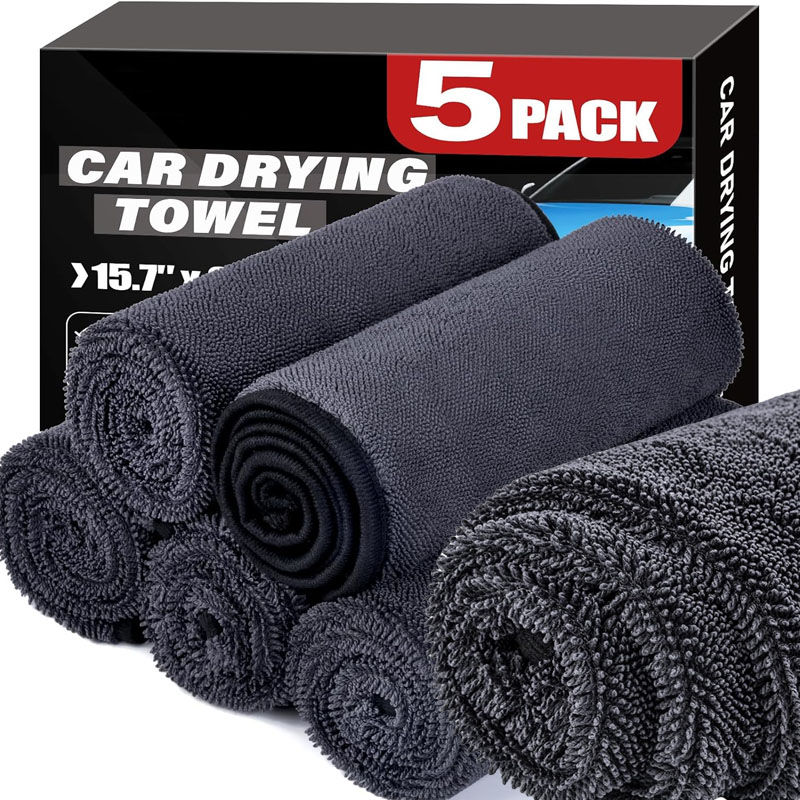 1/5pcs Heavy-Duty Car Towel 12 - đánh giá và giá Microfiber Towel Detailing