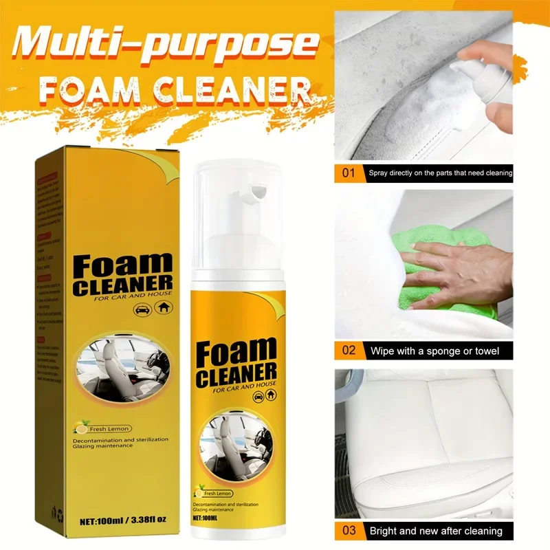Multi functional foam cleaner  - đánh giá và giá Leather Cleaner Interior
