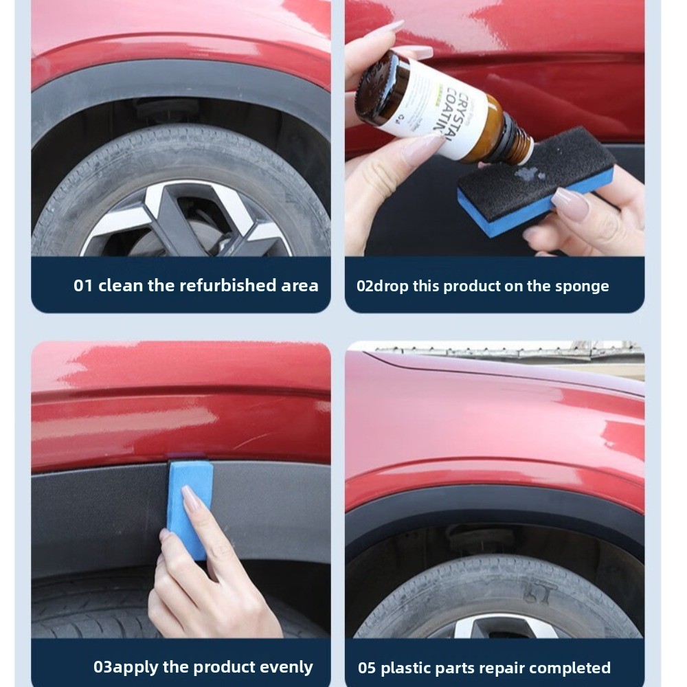 New Durable Crystal Coating Re - đánh giá và giá Trim Restorer Plastic