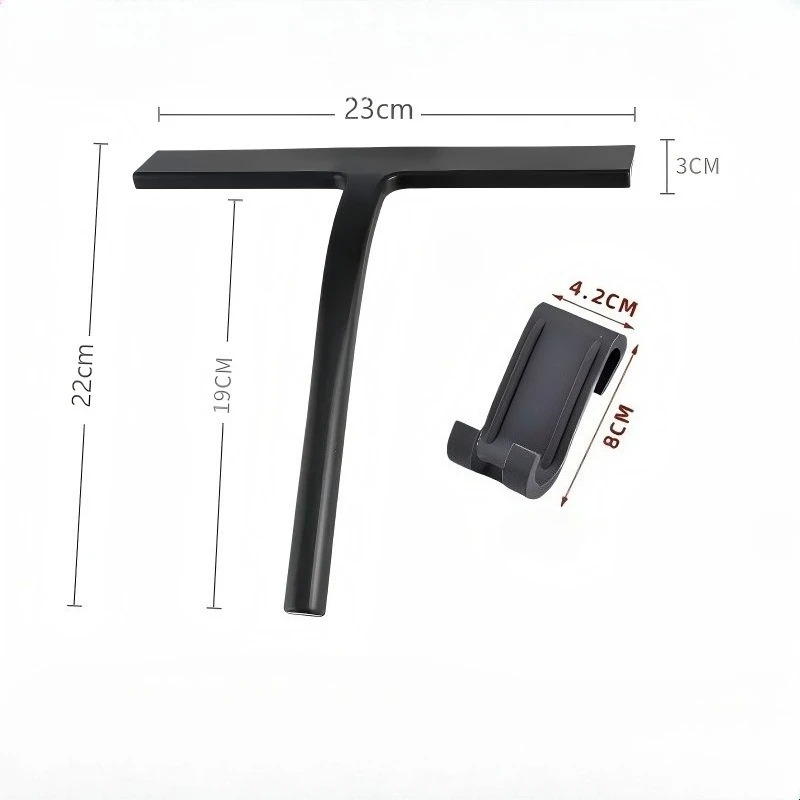 Matte Black Silicone Squeegee  - đánh giá và giá Glass Cleaner Streak