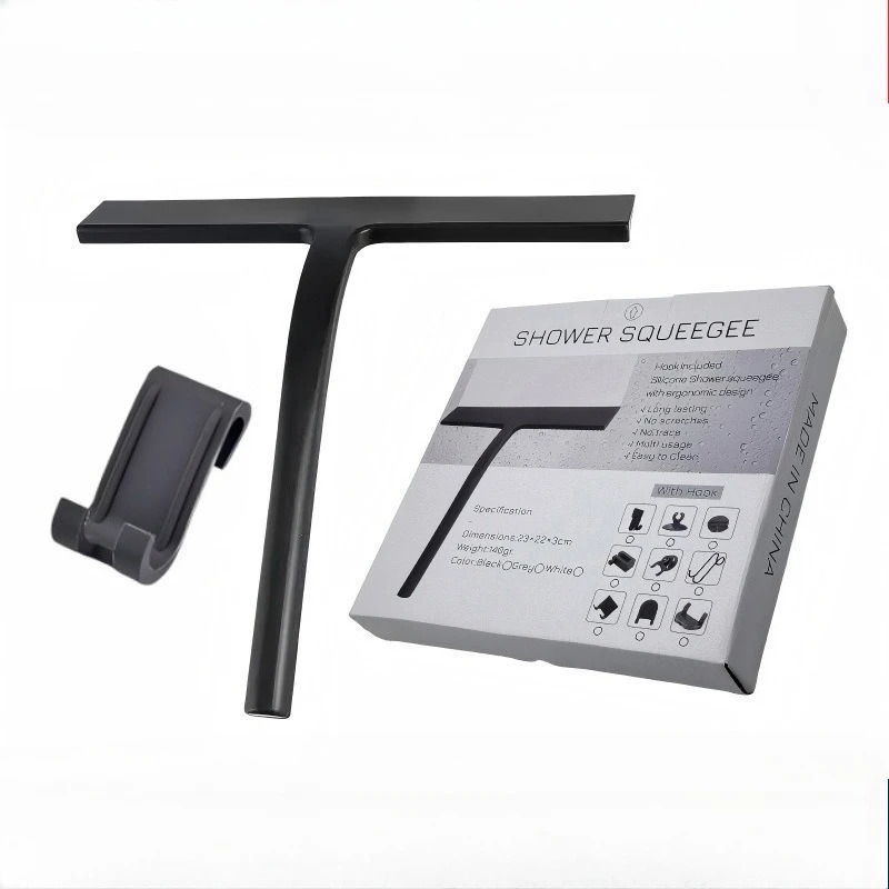 Matte Black Silicone Squeegee  - đánh giá và giá Glass Cleaner Streak