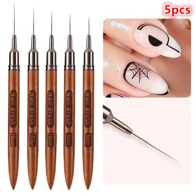 5 Piece Nail Art Liner Brush S - đánh giá và giá Detailing Brush Set