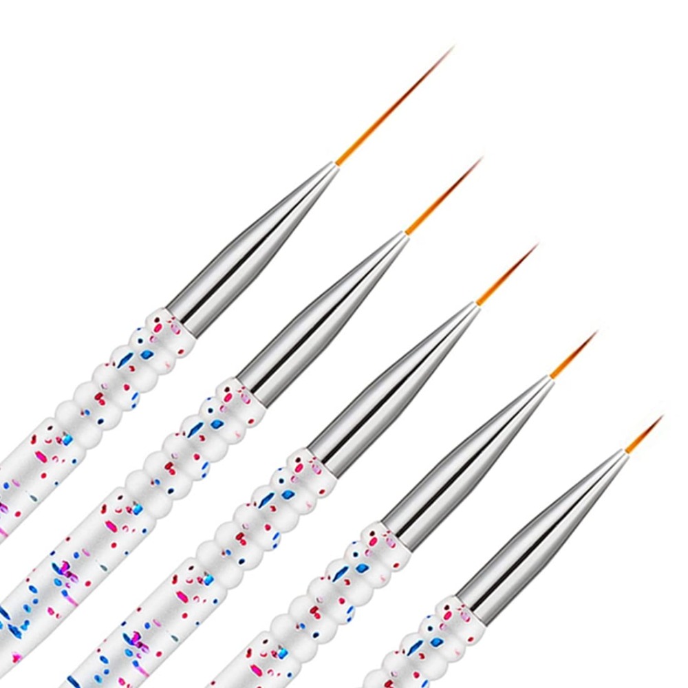 5 Pieces Professional Nail Art - đánh giá và giá Detailing Brush Set