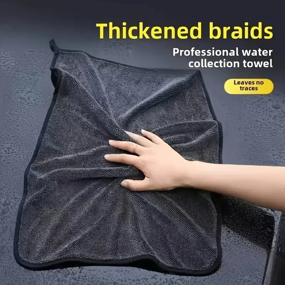 Oversized Dark Gray Car Microf - đánh giá và giá Microfiber Towel Detailing