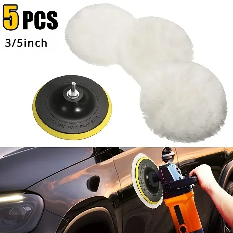 5Pcs/Set Wool Polishing Buffin - đánh giá và giá Polish Pad Set Buffer
