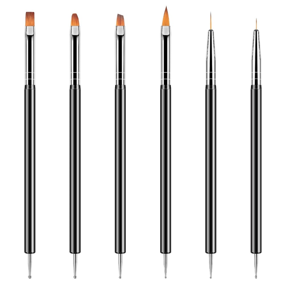 Double Ended Nail Art Dotting  - đánh giá và giá Detailing Brush Set