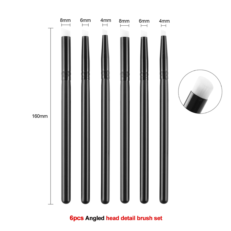 3Pcs/set Flat /angled Detailed - đánh giá và giá Detailing Brush Set