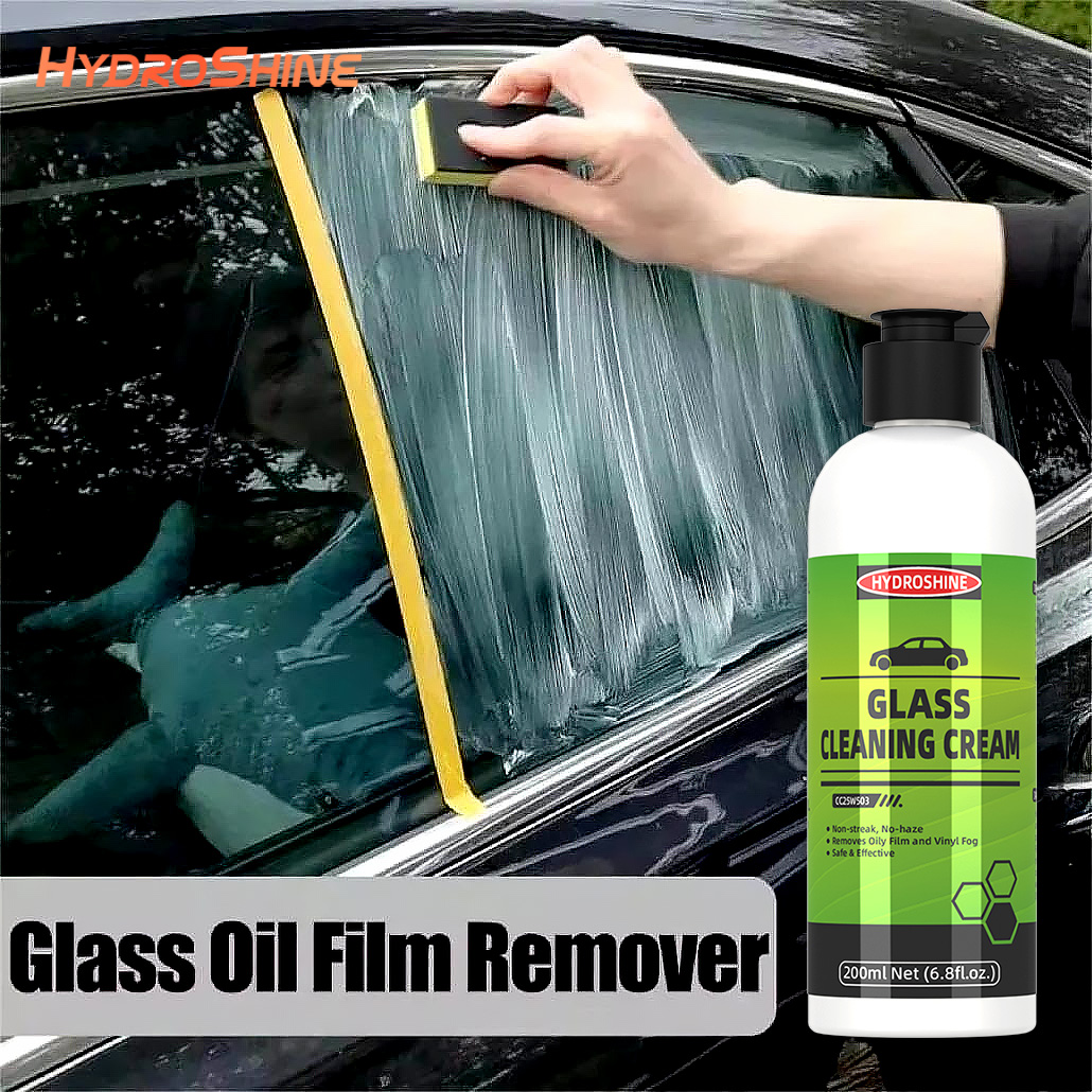Hydroshine Car Glass Oil Film  - đánh giá và giá Glass Cleaner Streak