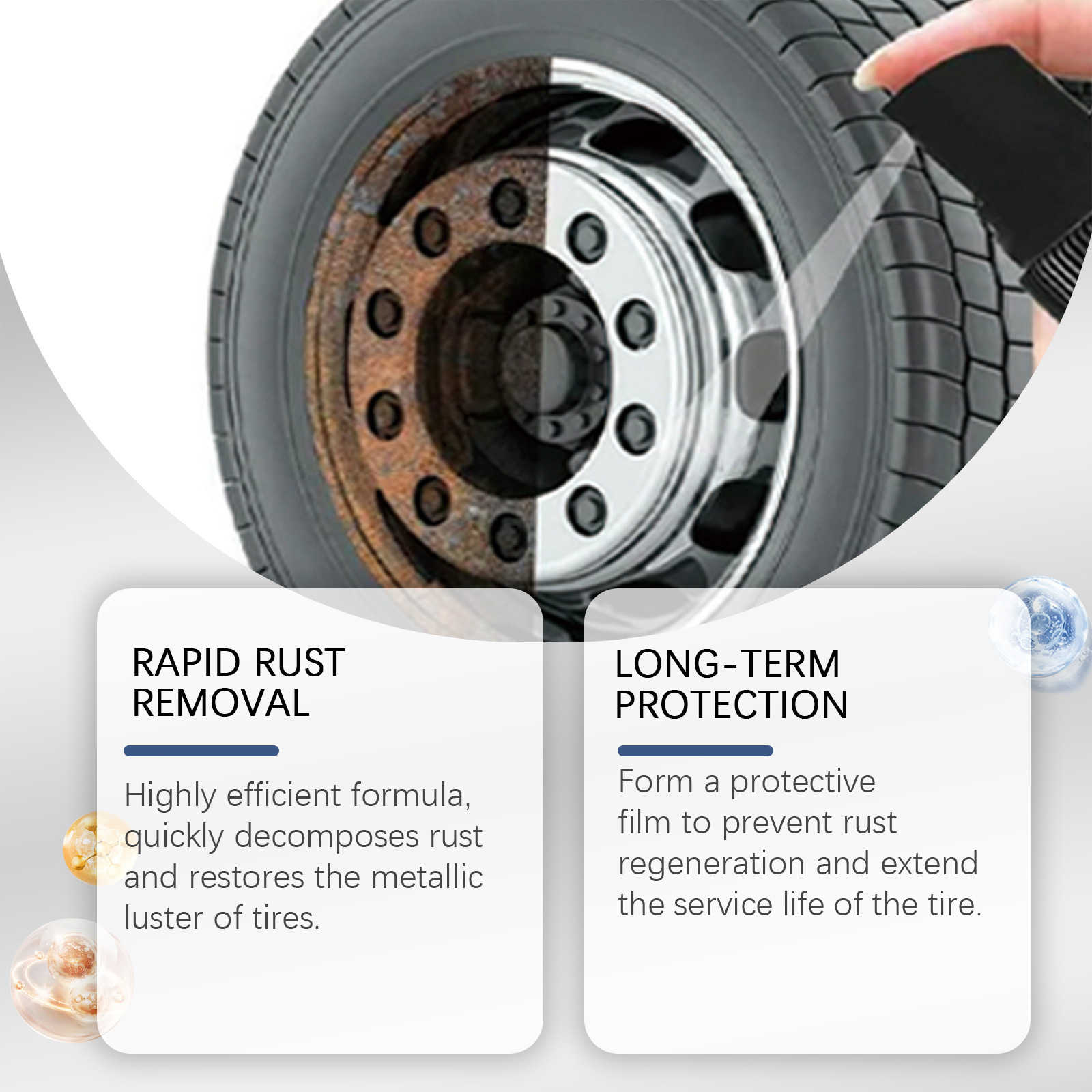 Car Wheel Iron Powder Rust Rem - đánh giá và giá Wheel Cleaner Alloy