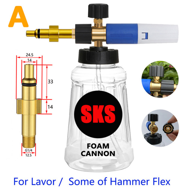 Varies Adapters Transparent Fo - đánh giá và giá Pressure Washer Foam Gun