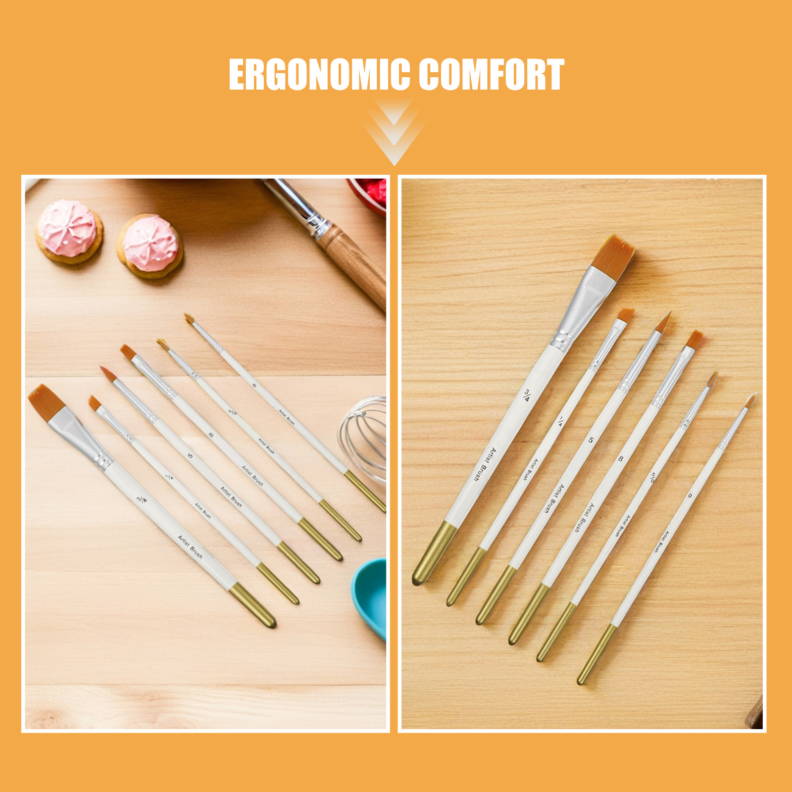 12Pcs Cake Detail Brush Set Ve - đánh giá và giá Detailing Brush Set