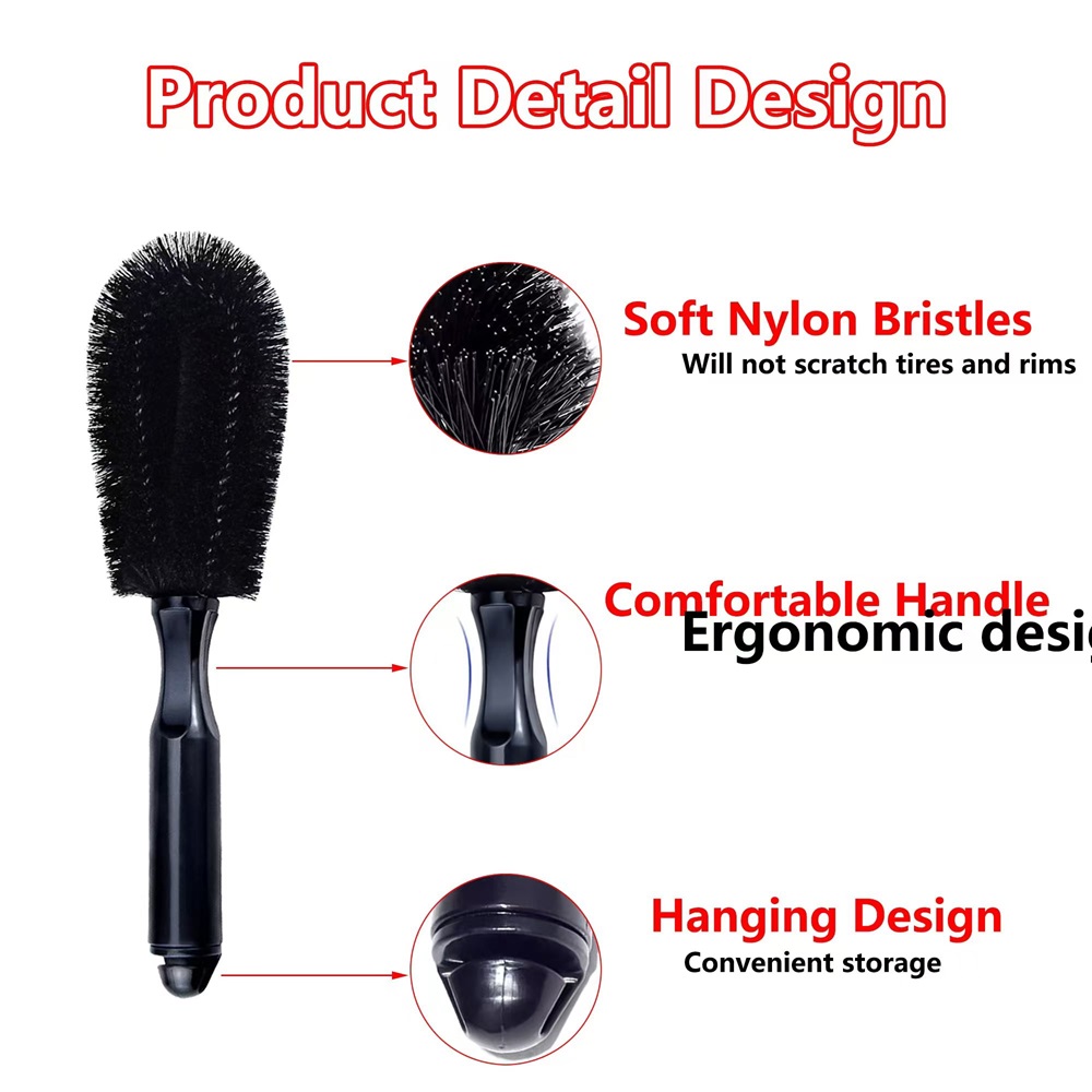 Car Wheel Brush Soft Bristle T - đánh giá và giá Wheel Cleaner Alloy